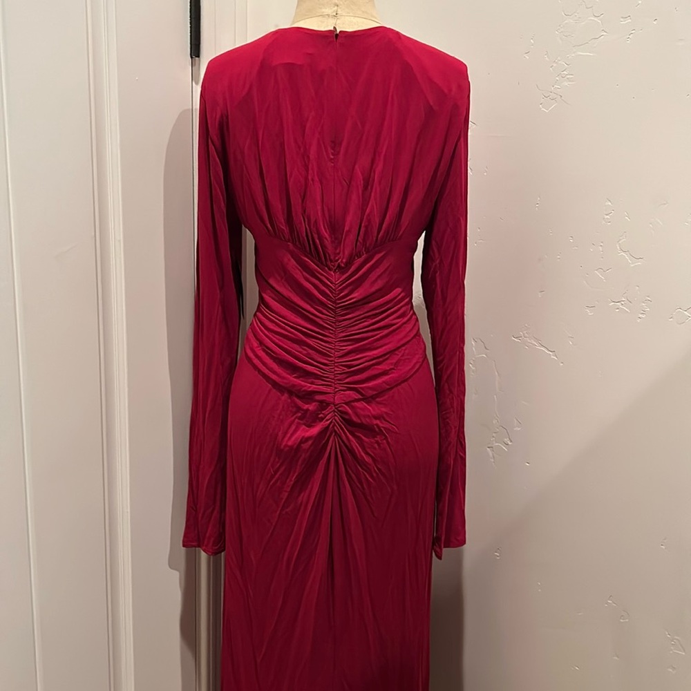 Isabel Marant Robe Jinelima Raspberry Dress - Picture 6 of 12